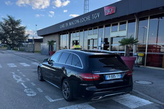 service transport taxi gare macon loche tgv